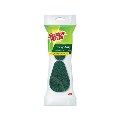 Scotchbrite Refill Sponge Heads for HeavyDuty Dishwand  MMM4817RSC