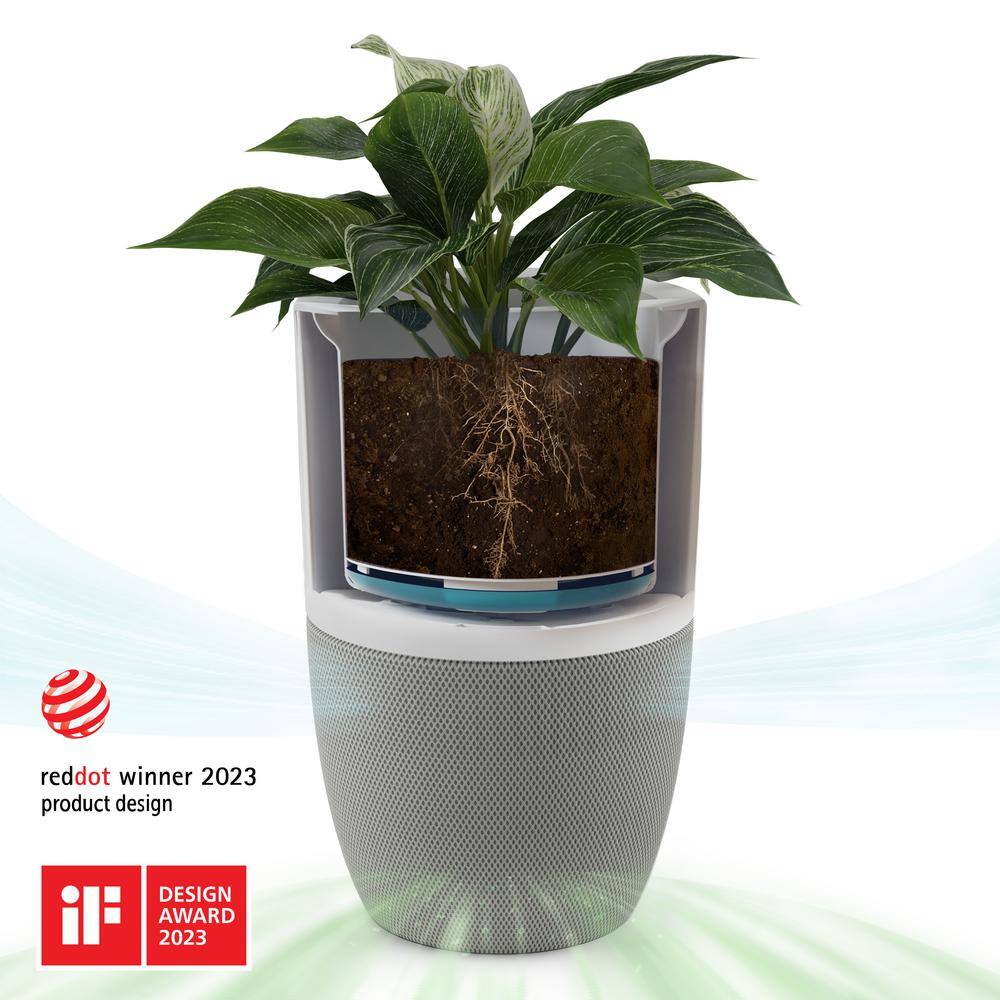 DUPRAY Bloom HEPA-13 Air Purifier with Planter AutoDetect to Remove Dust Smoke Bacteria Allergens and Odors - 1517 sq. ft. AIR030W