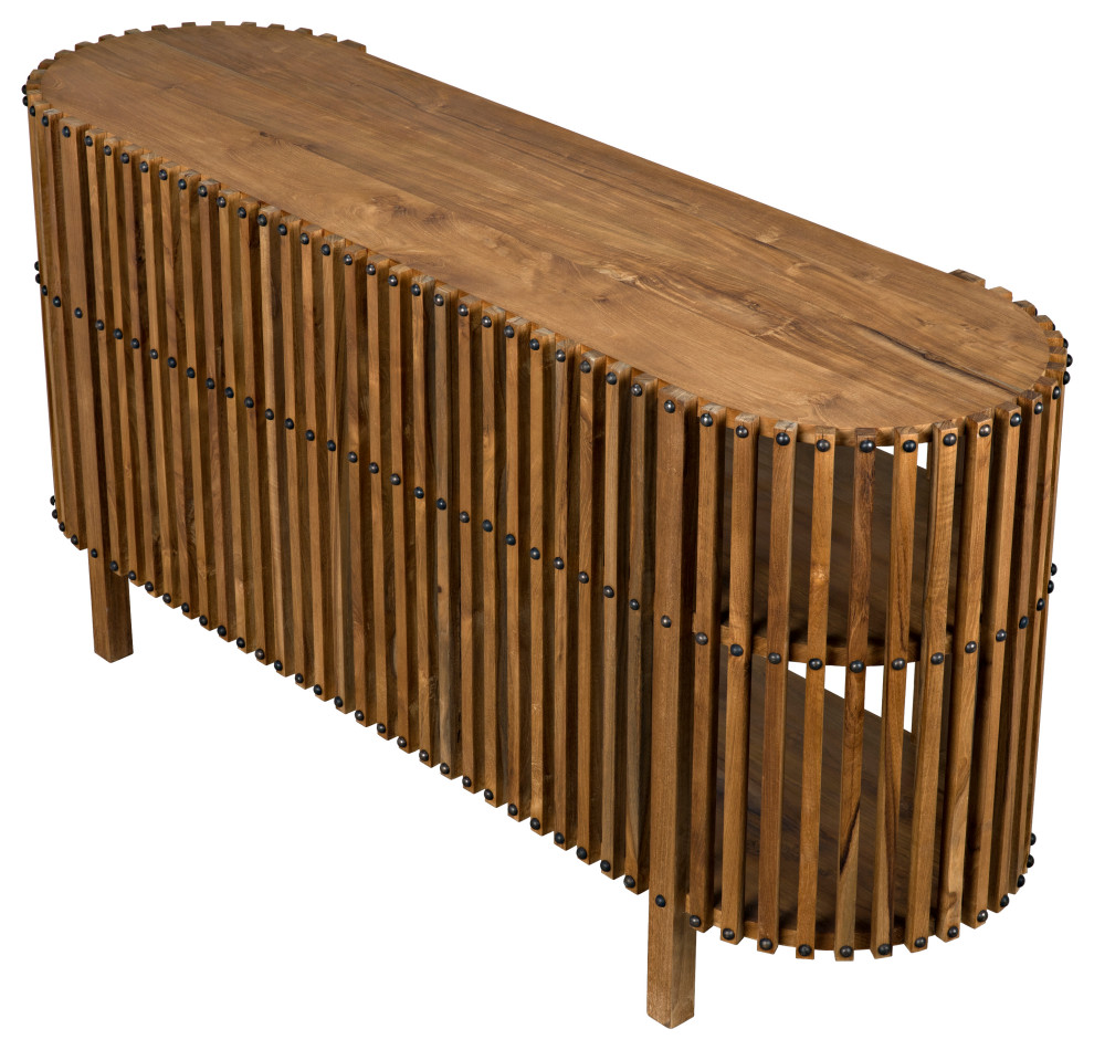 Consuela Console  Teak   Transitional   Console Tables   by HedgeApple  Houzz