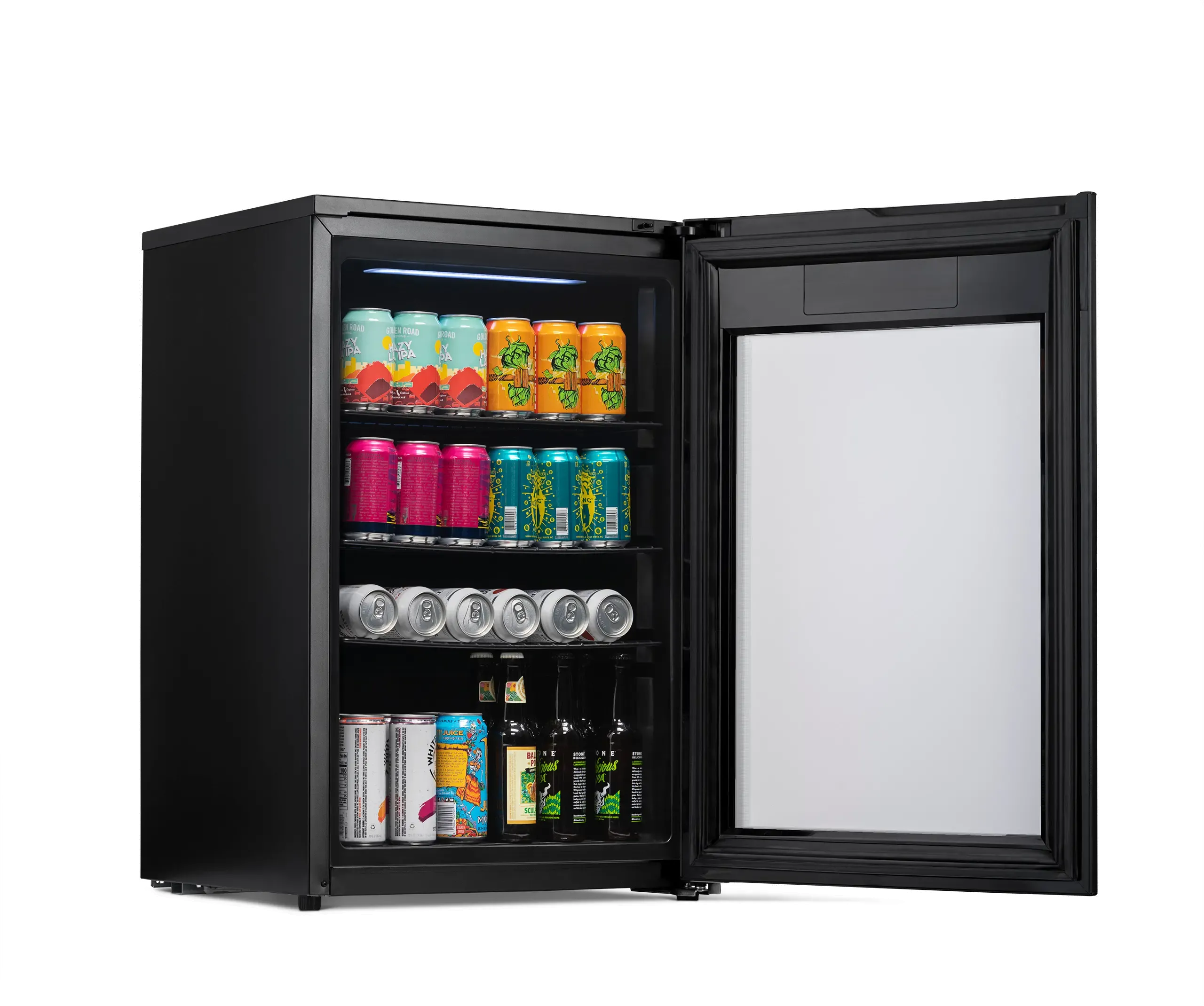 NewAir 125 Can Mini Fridge for Beverages - Black