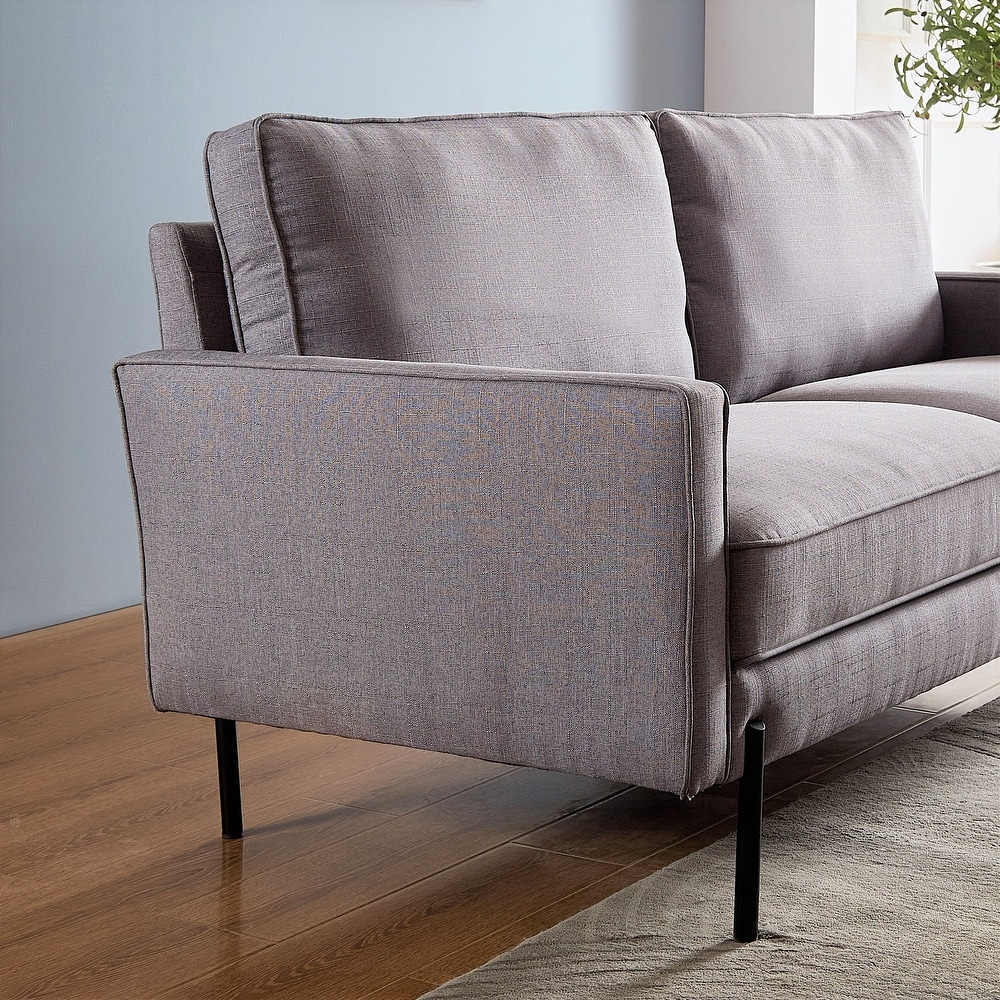 Atley Square Arm Modern Linen Sofa