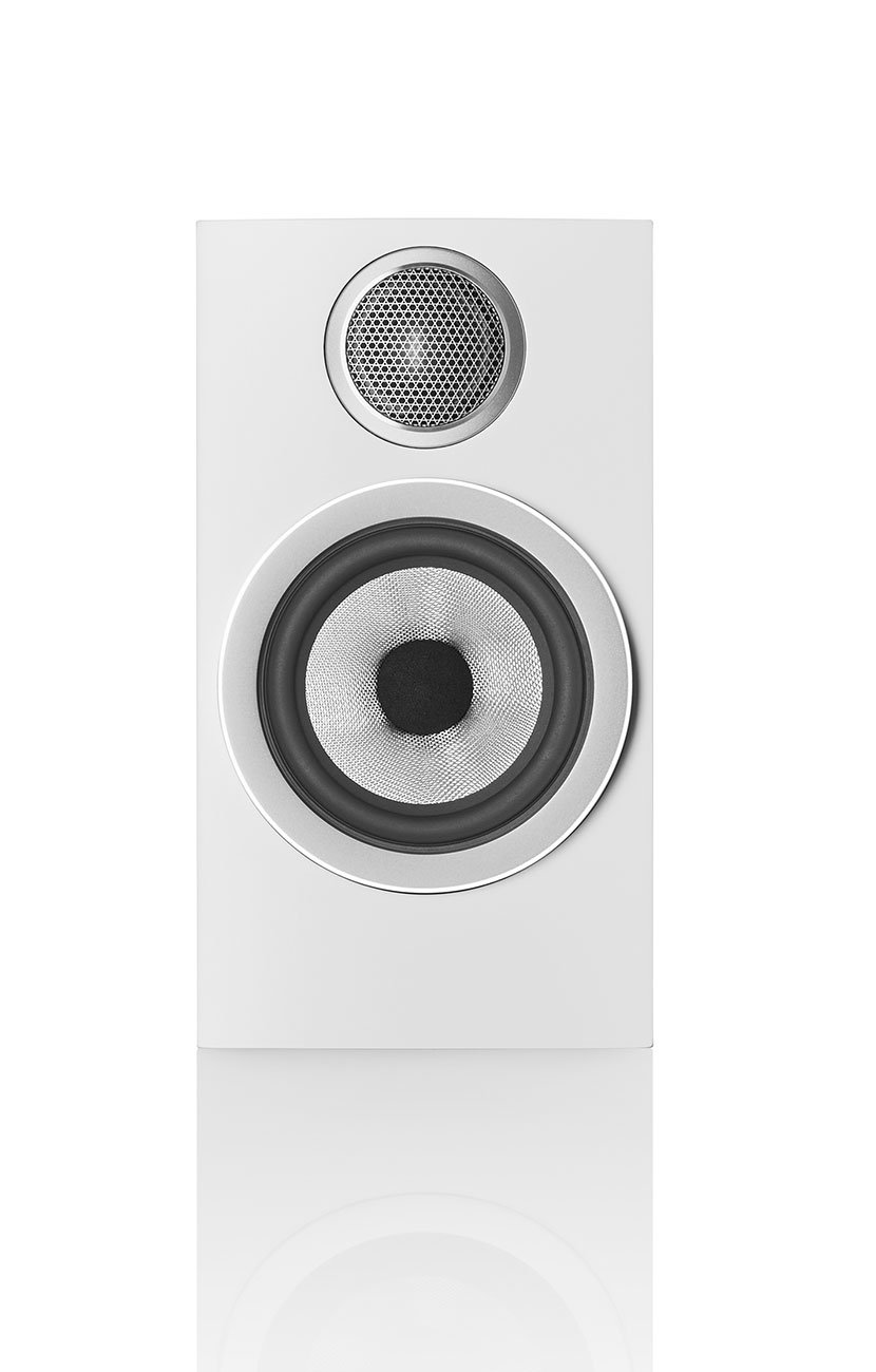 Bowers and Wilkins 700 Series 707 S3 Satin White 2-Way Bookshelf Speakers (Pair)