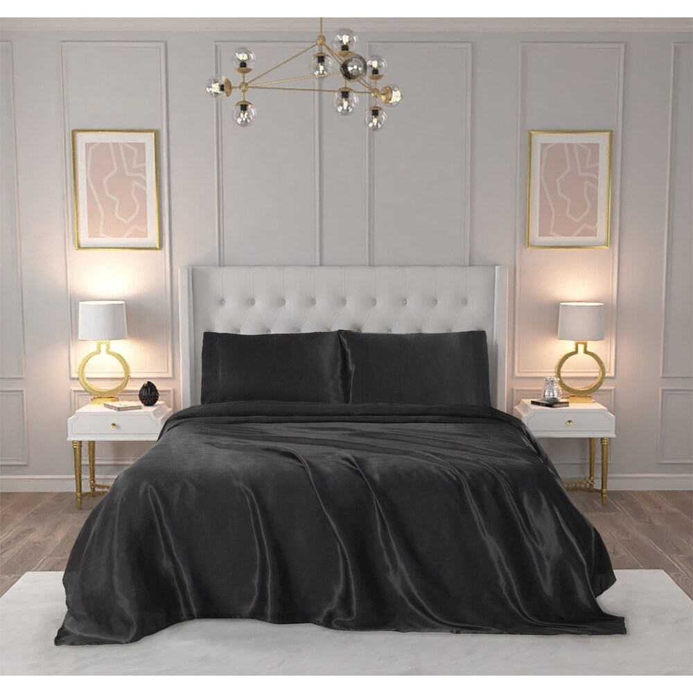 Juicy Couture Silky Satin Sheet Set