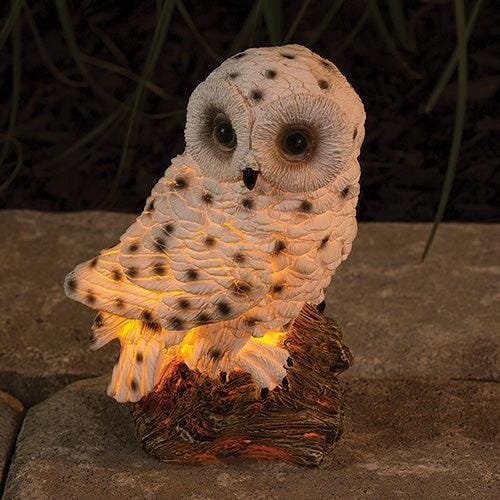 Owl Solar Powered LED Outdoor Decor Garden Light