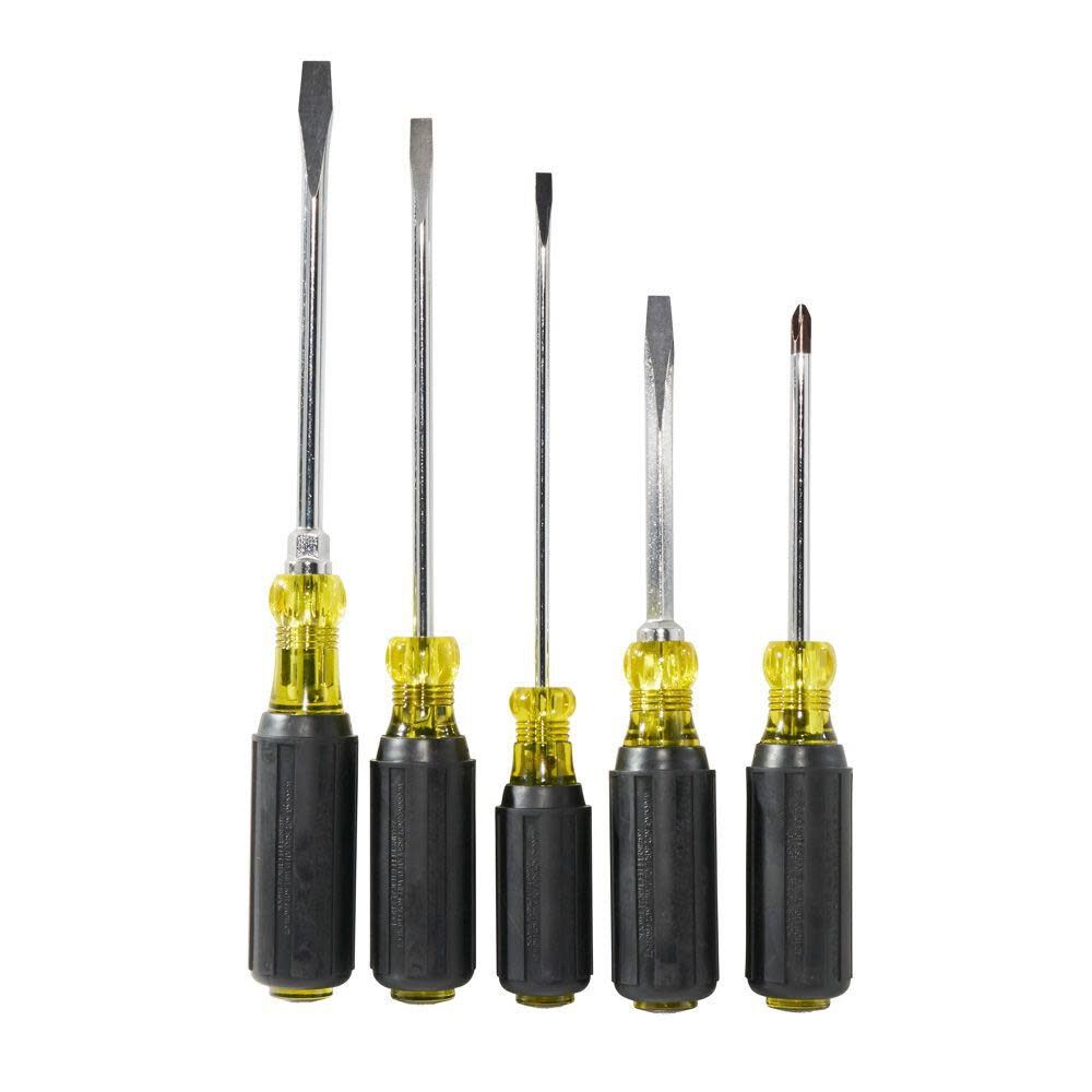 Klein Tools Cushion-Grip Screwdriver Set 5 Pc 85075 from Klein Tools