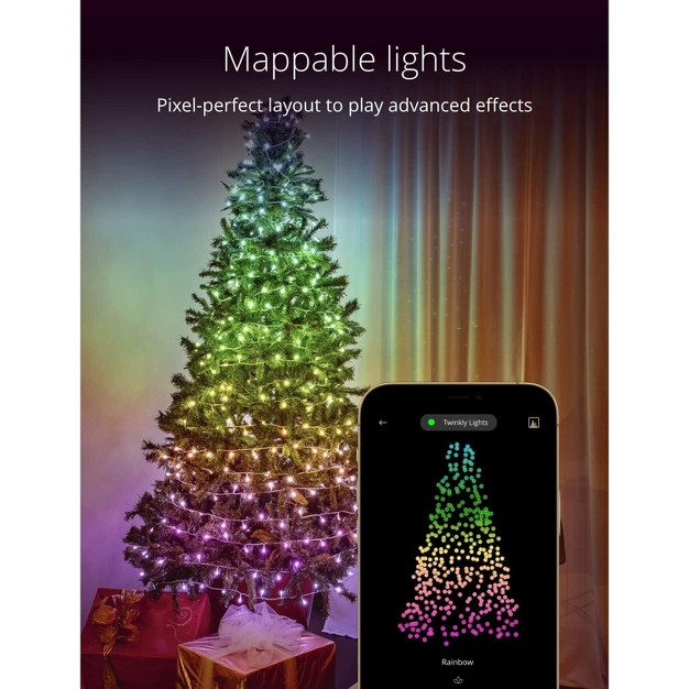 Twinkly Strings App controlled Led Christmas Lights Indoor And Outdoor Smart Lighting Decoration