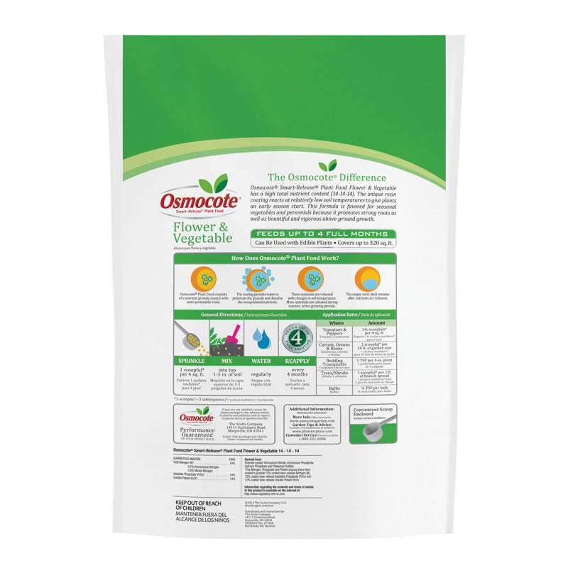 OSMO FLVEG PLT FOOD 8LB