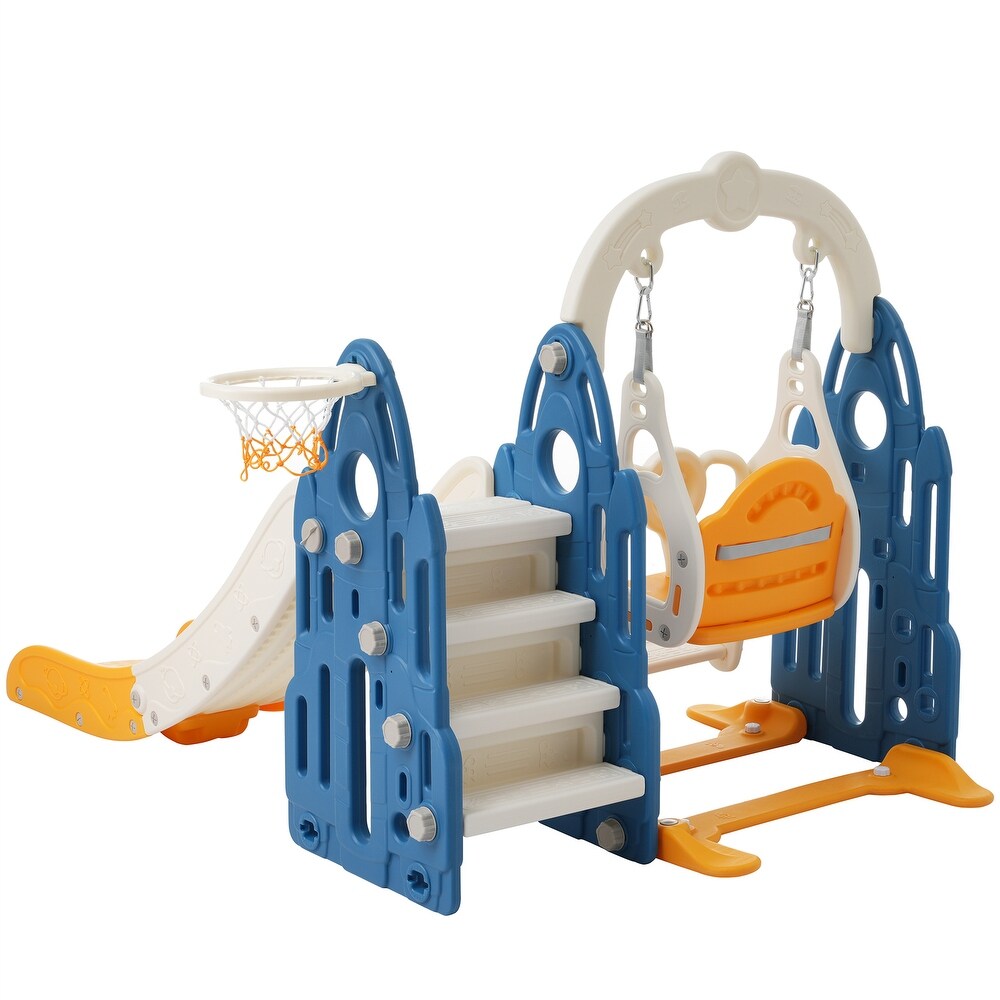 Toddler Slide and Swing Set 4 in 1
