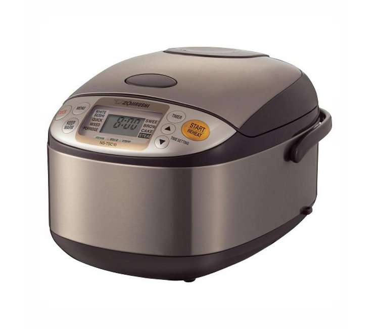 Zojirushi Micom Stainless Brown 5.5-Cup Rice Cooker And Warmer