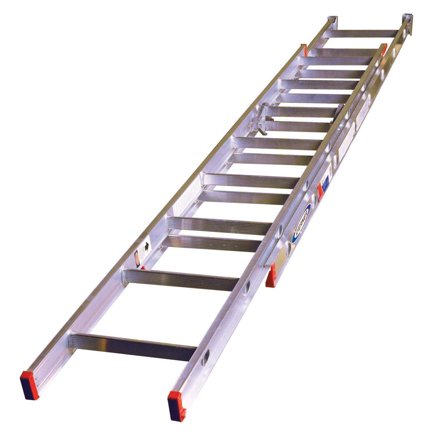 Werner 16-foot Aluminum Extension Ladder Type III 200 lb. capacity