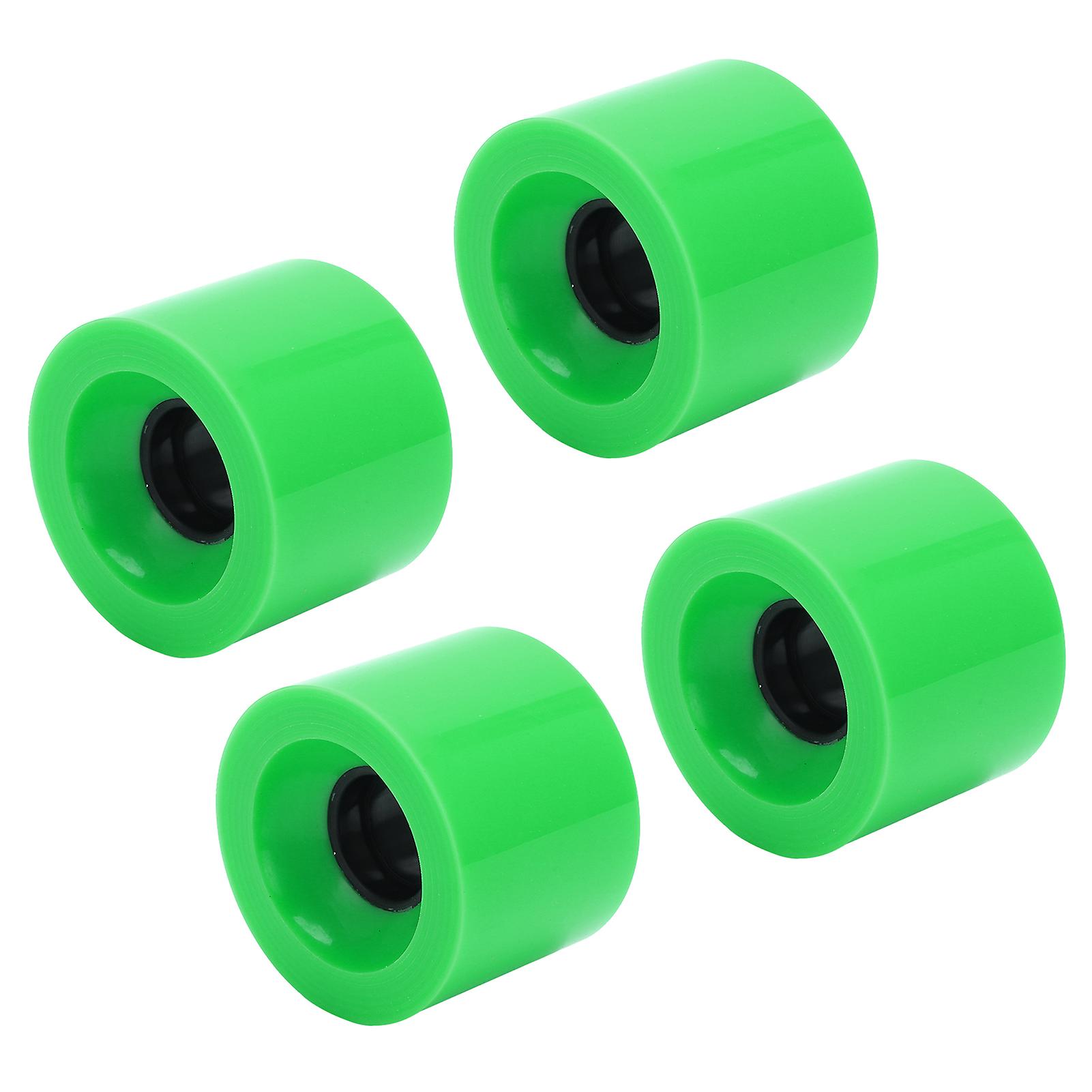 Puente 4pcs 60x45mm Skateboard Wheels 78a Longboard Cruiser Wheels Replacement Partsgreen