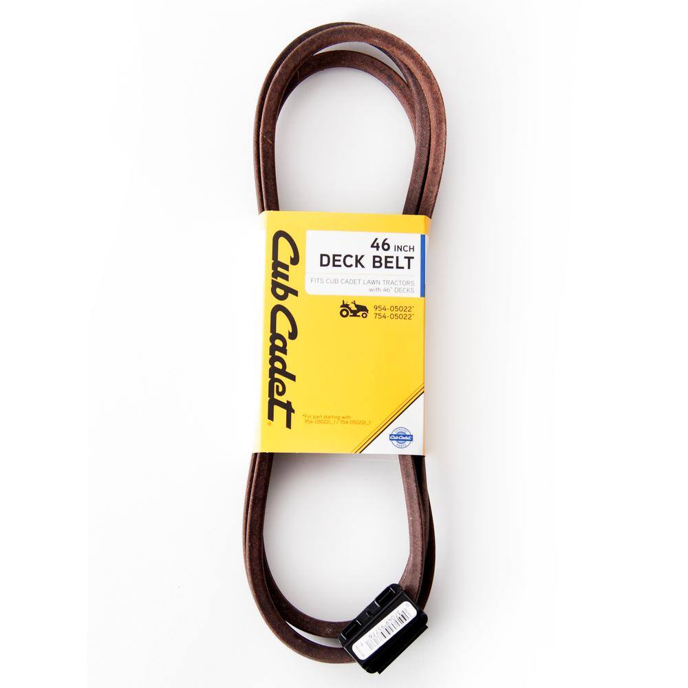 Cub Cadet Original Equipment Deck Drive Belt for Select 46 in. Front Engine Riding Lawn Mowers OE# 954-05022 490-501-C063