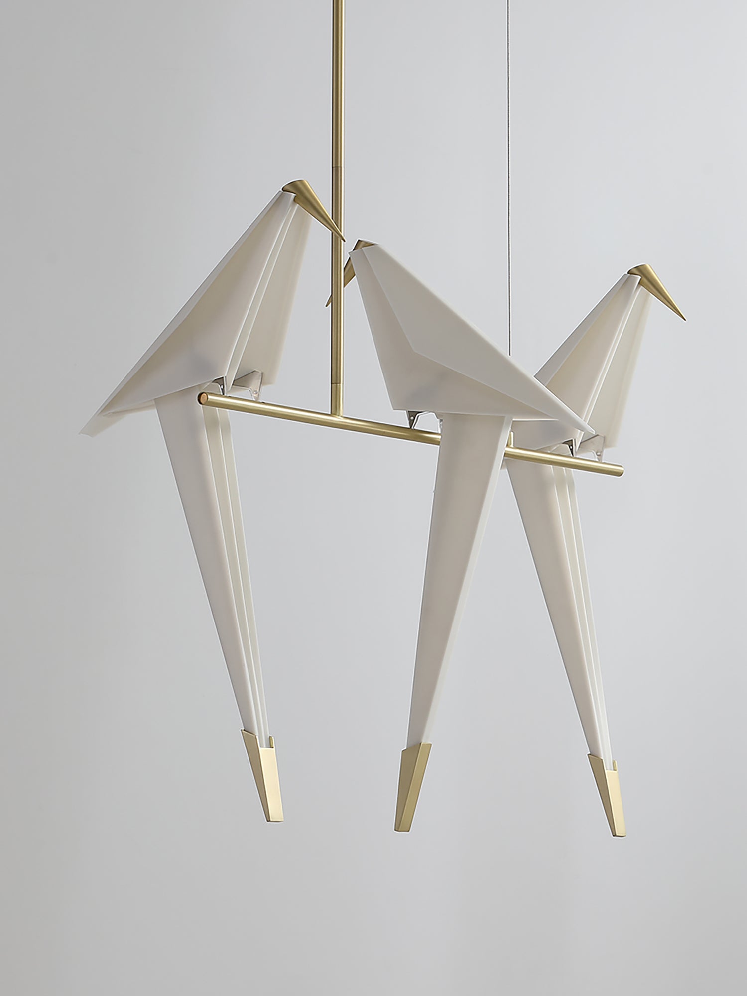 Paper Crane Bird LED Chandelier