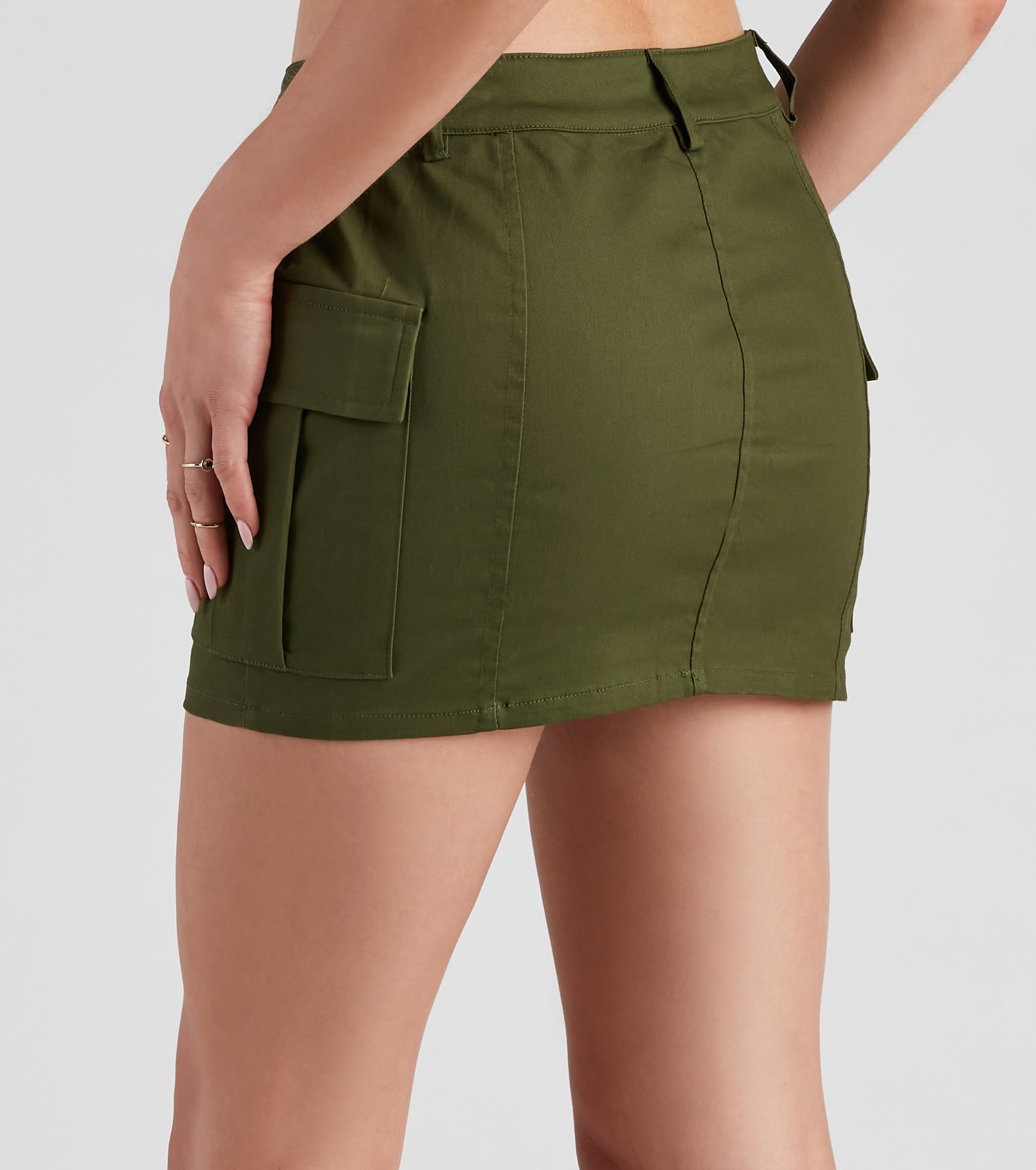 Cadet Girl Cargo Mini Skirt