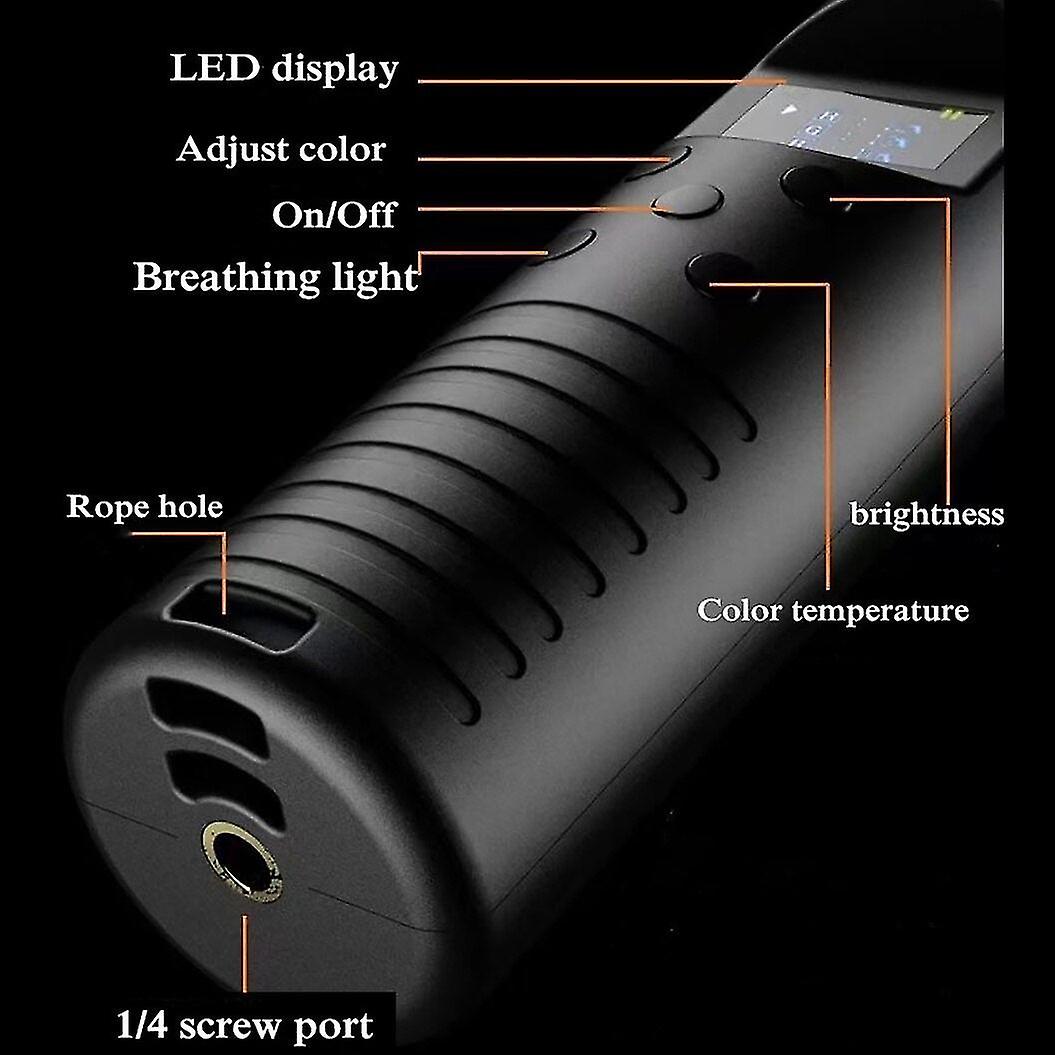 Rgb Colorful Led Video Stick Fill Light Handheld Lamp Flash Wand Speedlight Photographic Lighting For Camera Vlog Live Youtube