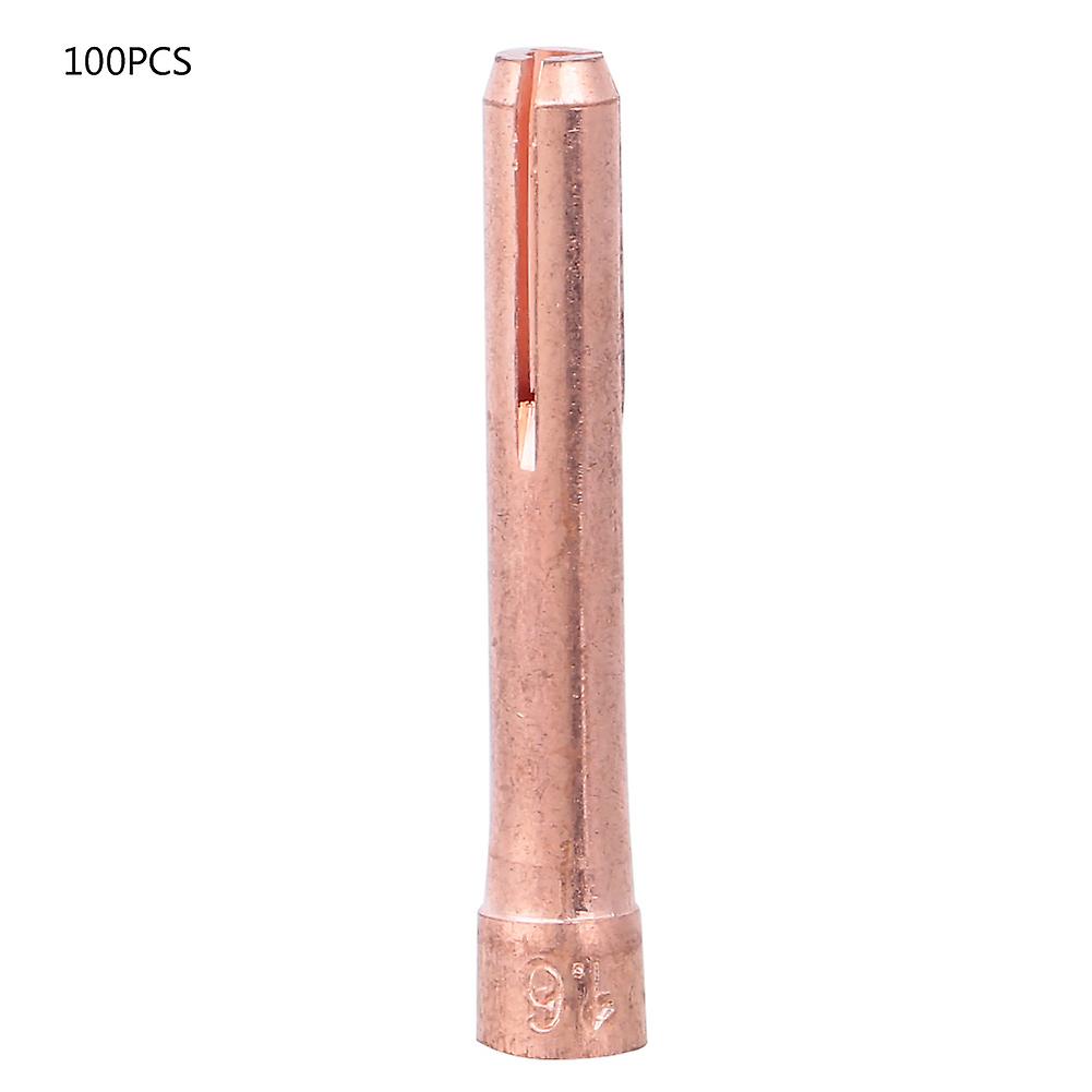 100pcs Copper Collets For Qq150a Tig Welding Torch Consumables Accessories2.4mm