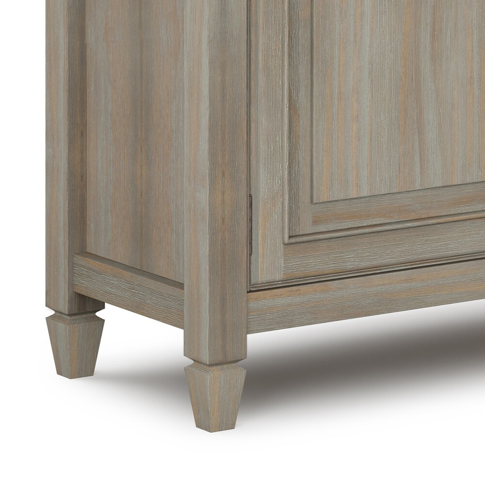 WYNDENHALL Hampshire Solid Wood Traditional Entryway Storage Cabinet   40\