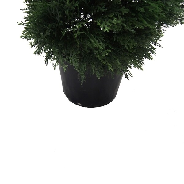 Vickerman 5' Green Cedar Everyday Topiary