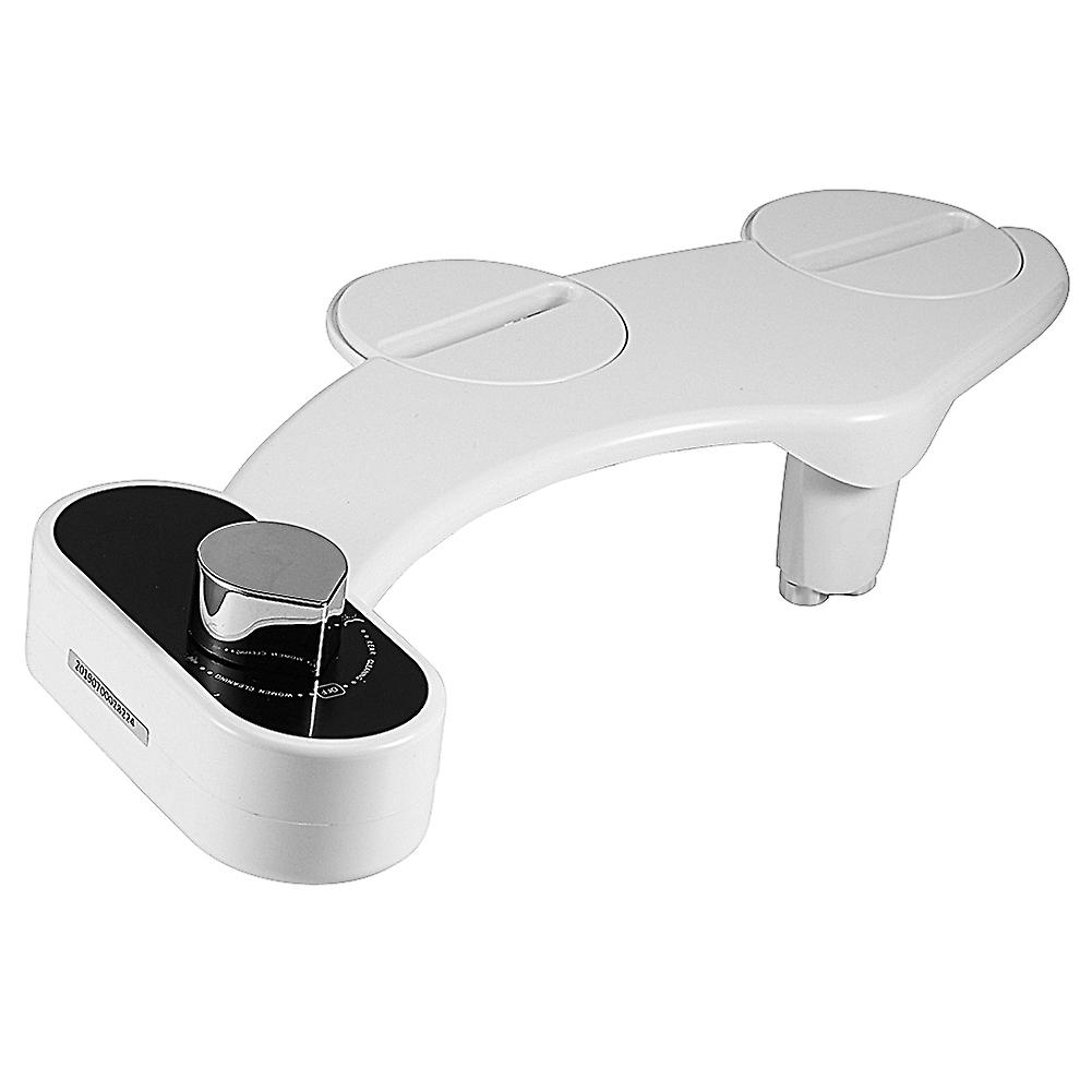 Dual Nozzle Single Cold Water Toilet Bidet Sprayer Nonelectric Toilet Attachment For Bathroom(eu (3/8) )