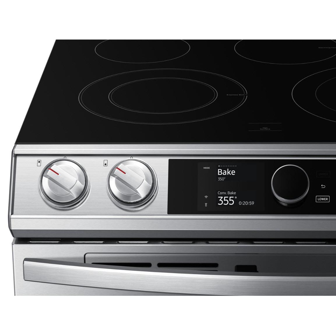  30-inch Slide-in Electric Range with Wi-Fi Connectivity NE63T8751SS/AC