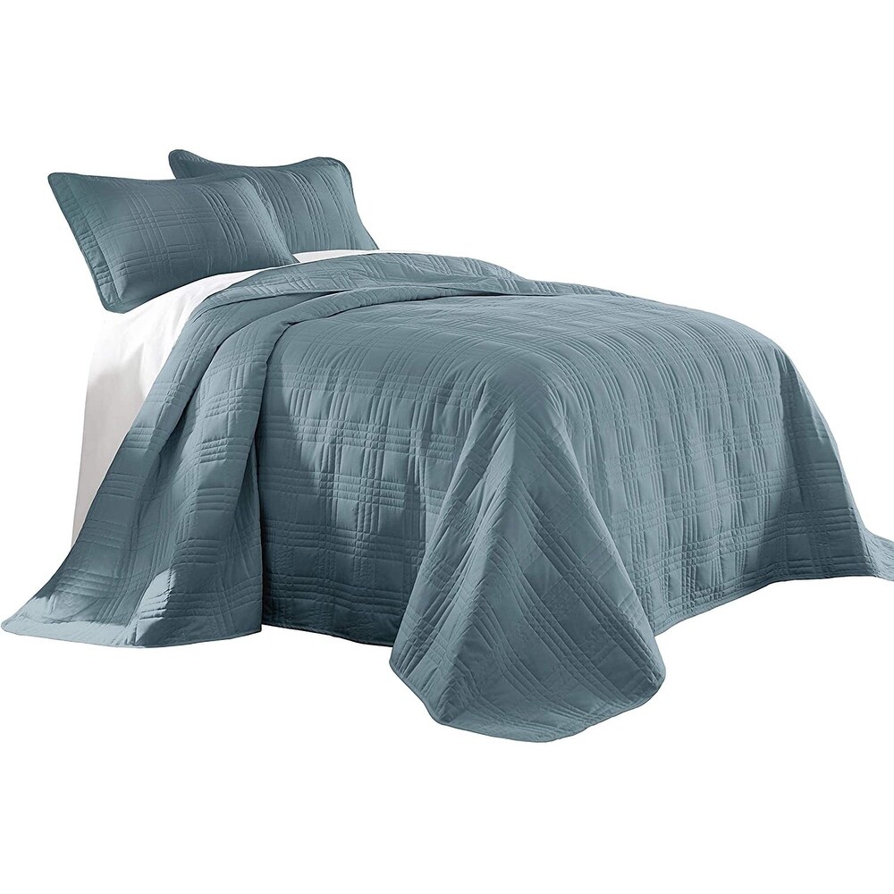 3 Piece Bedspread Coverlet Set