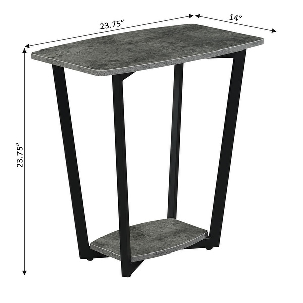 Porch and Den Clouet 2-tier Modern End Table