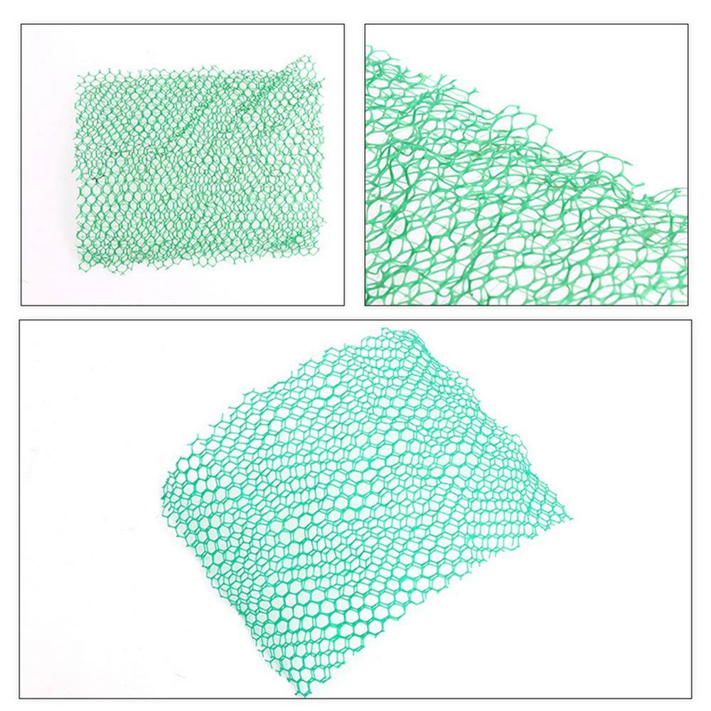 Agfabric 6.5 ft. x 200 ft. Green Plastic 3D Geomat Erosion Control Blanket Mesh Mat WEEMEMW6H200G