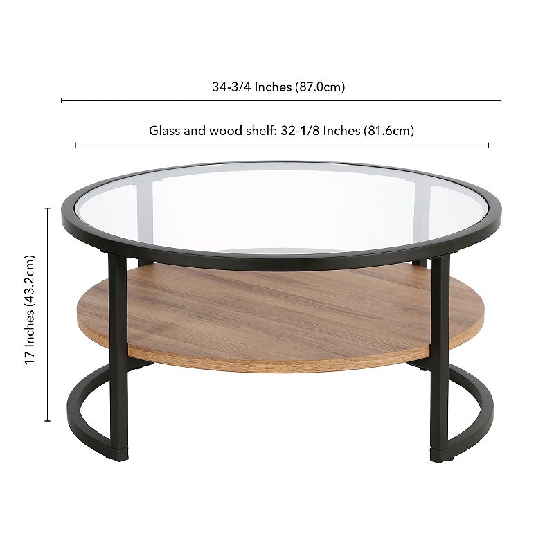 Finley and Sloane Winston Round Coffee Table