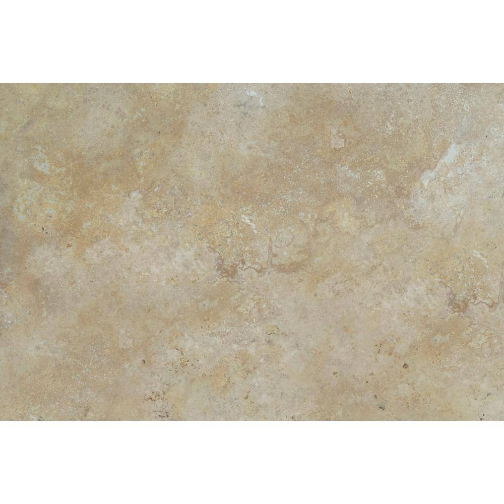 MSI Riviera 24 in. x 16 in. x 1.18 in. RectangleTumbled Travertine Paver Tile (2.67 sq. ft.) LPAVTRIV1624T