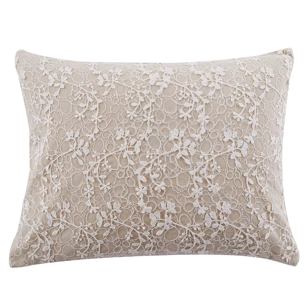 Levtex Home Sanira Lace Overlay Pillow