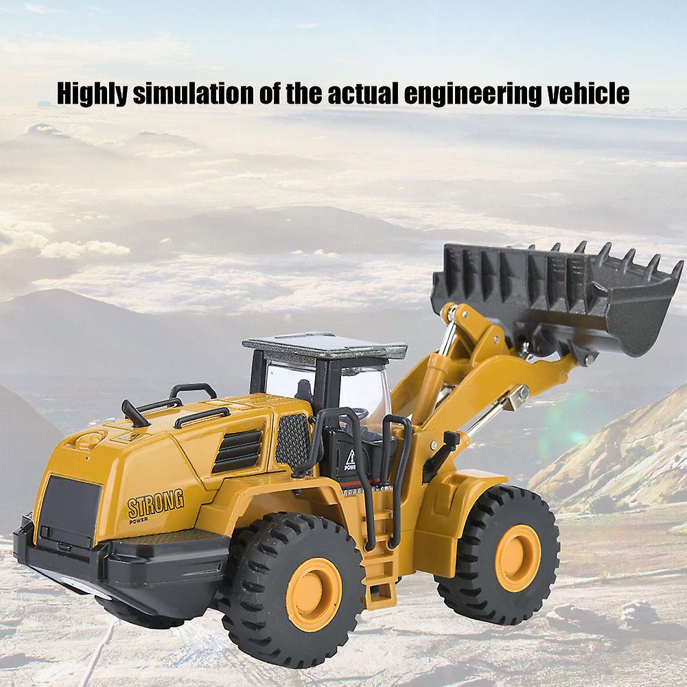 1:50 Alloy Wheel Loader Model Engineering Construction High Simulation Car Vehicle Toy