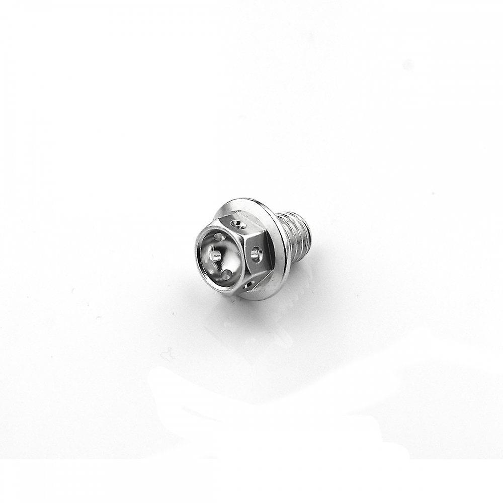 Racebolt Aluminium Race Flanged Hex Head Bolts M5 X 0.8mm X 10mm Silver