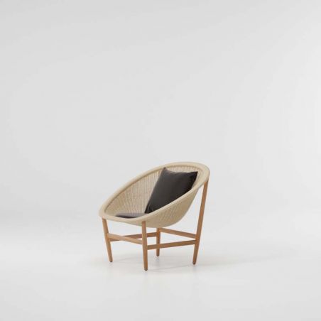 Fauteuil de jardin design KETTAL Basket - Fauteuil bas salon de jardin