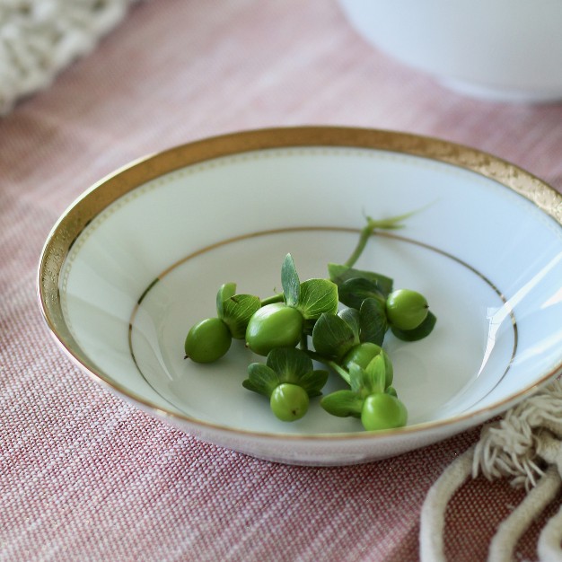 Noritake Charlotta Gold Set Of 4 Soup Bowls