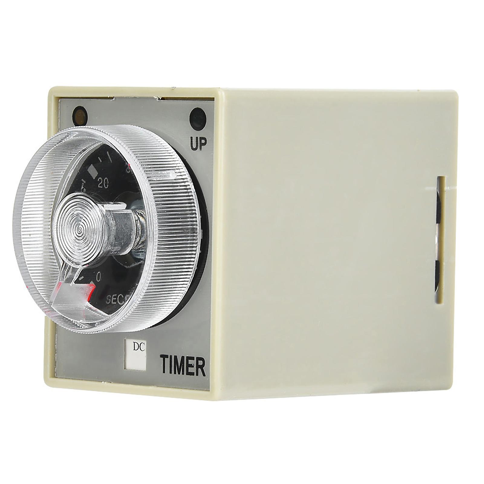 Electronic Time Relay 8 Pins Release Delay Timer 35mm Din Rail Mount 60s Delay Range (ac220v)