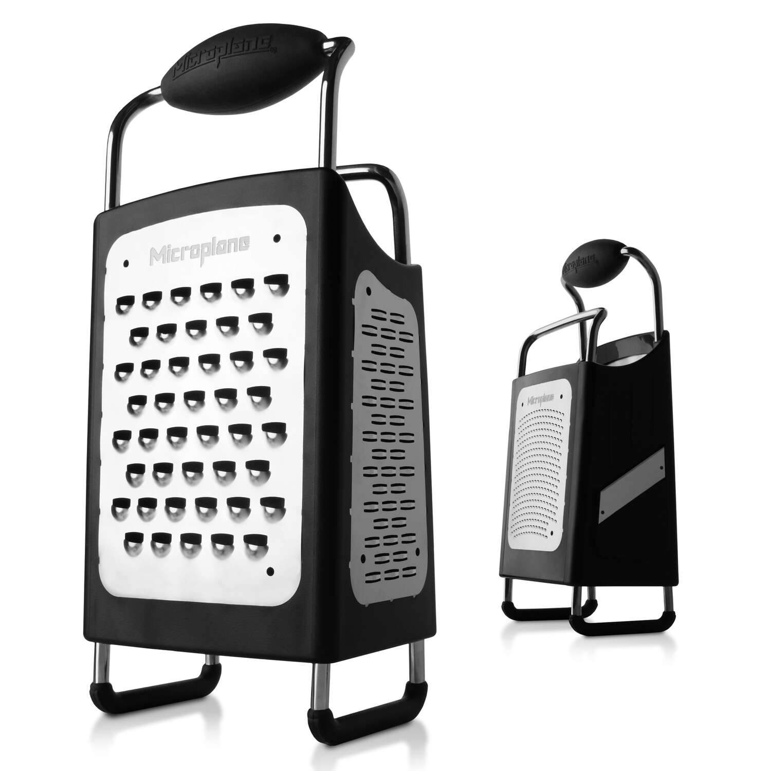 Microplane Black Plastic/Stainless Steel 4 Sided Box Grater