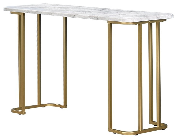 Furniture of America Clotten Metal 3 Piece Coffee Table Set in White   Contemporary   Coffee Table Sets   by Homesquare  Houzz