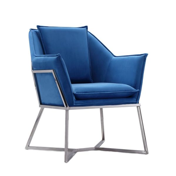 Origami Accent Chair in Blue