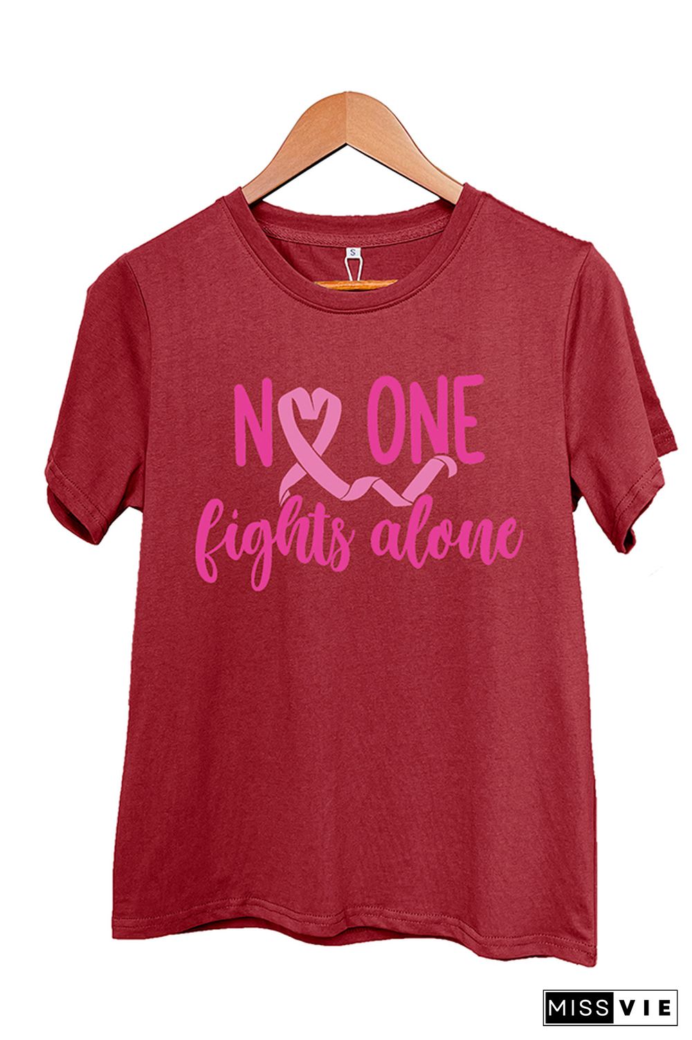 No One Fights Alone Graphic Tee Wholesale