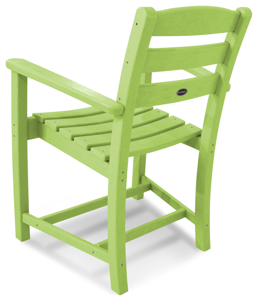 Polywood La Casa Cafe Dining Arm Chair   Contemporary   Outdoor Dining Chairs   by POLYWOOD  Houzz