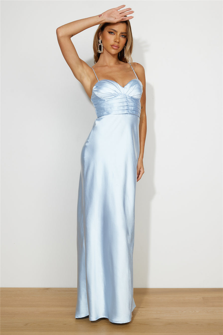 Wedding Dream Midi Dress Blue