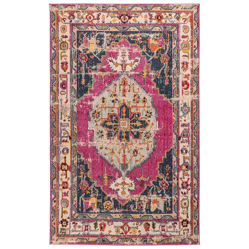 SUPERIOR Deliana Geometric Modern Medallion Indoor Area Rug