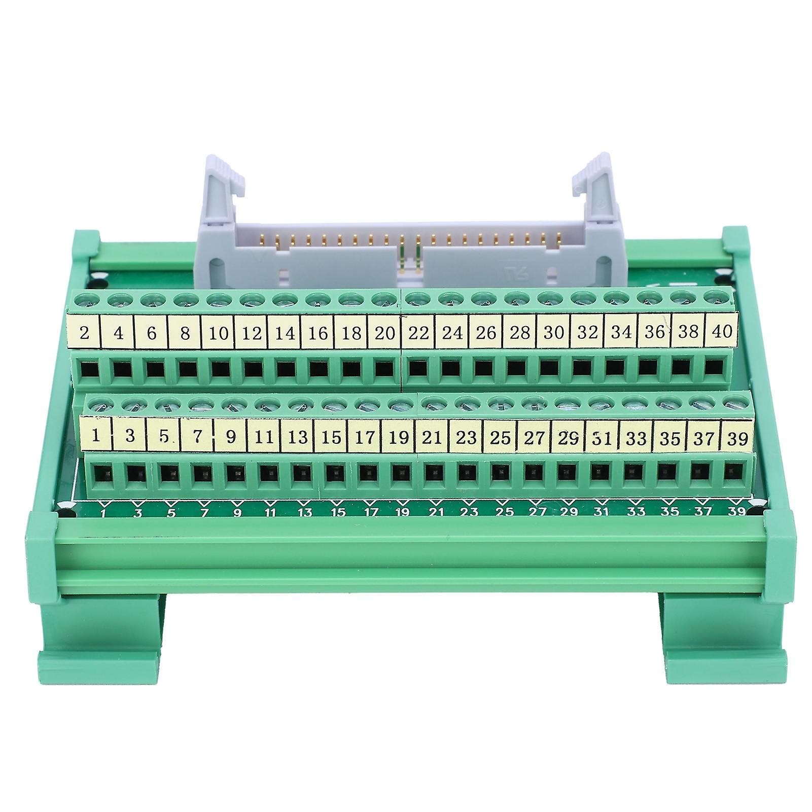 Header Breakout Board Terminal Block Stable 40pin Screw-free Idc40p-ck 14-26awg 0.8a