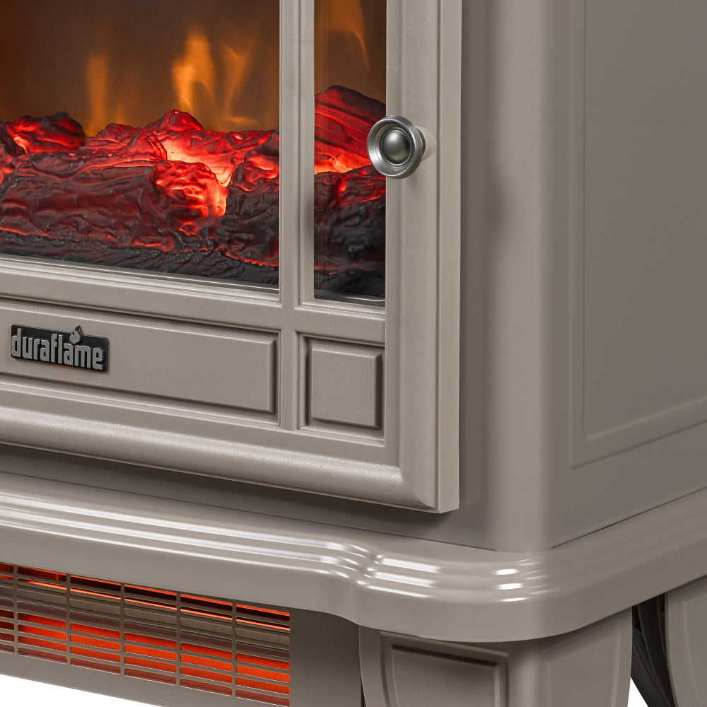 Duraflame® Infrared Quartz Electric Fireplace Stove Heater, Cream