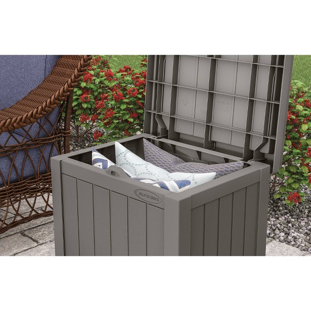 22gal Storage Seat Resin Deck Box Suncast