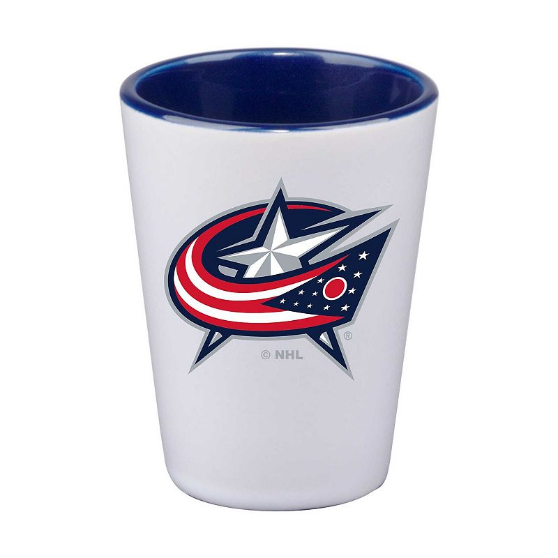 Columbus Blue Jackets 2oz. Inner Color Shot Glass