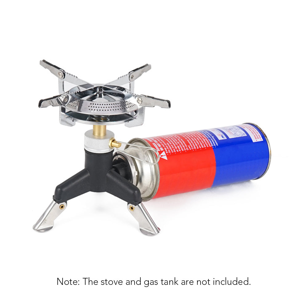 Outdoor Camping Gas Adapter Portable Transfer Head Adapter Foldable Gas Converter Cooking Accessory