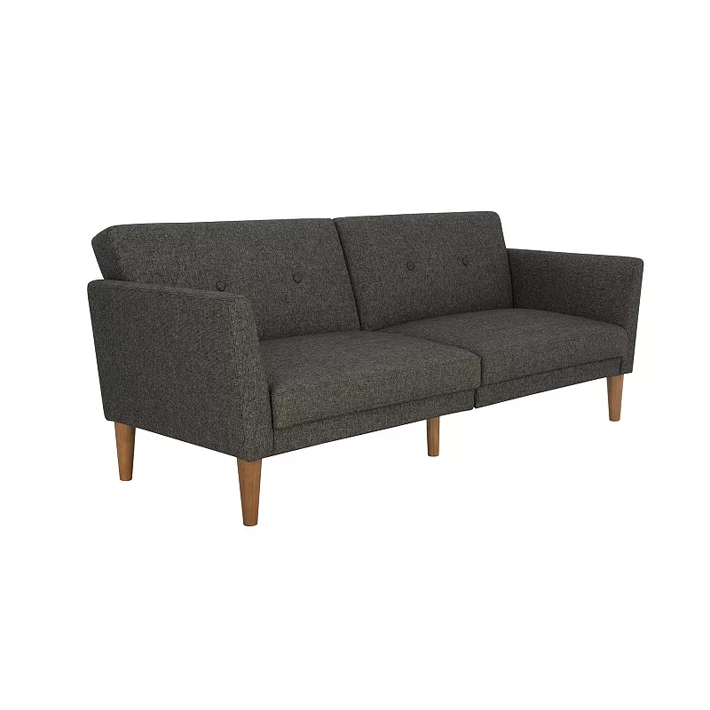 Novogratz Regal Linen Convertible Sofa Futon