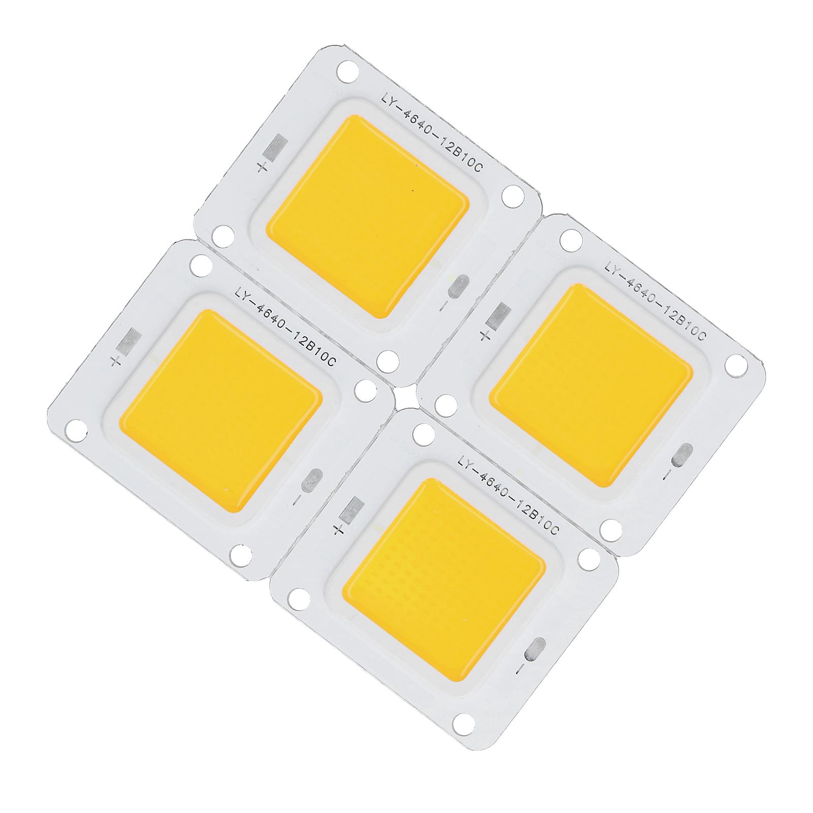 4Pcs COB Chip 3200K 60W 30‑34V LED Light Source for DIY Spot Light Downlight Ceiling Lamp Warm White