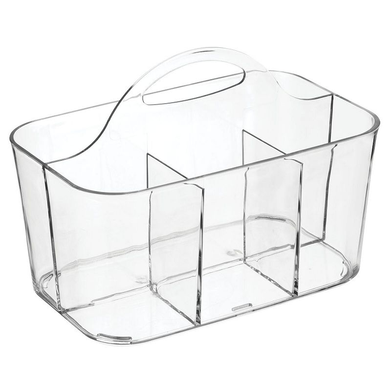 mDesign Plastic Cutlery Storage Organizer Caddy Tote Bin